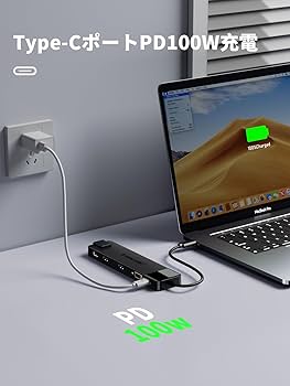 Amazon | ドッキングステーション hdmi 2つ LAN USB C ハブ13-in